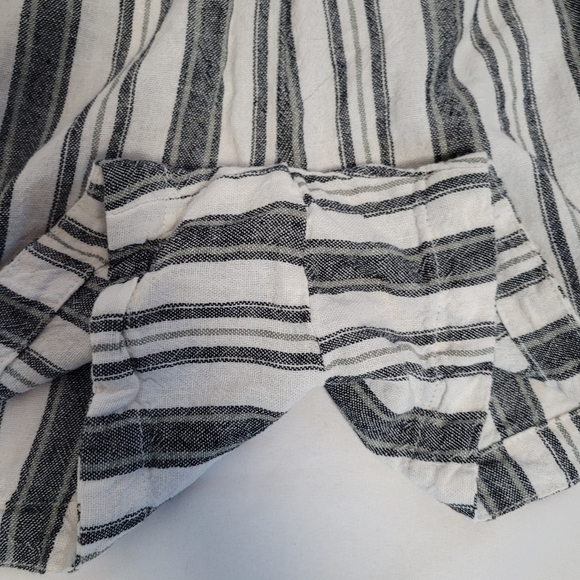 Maurices Women's Linen Blend Beachy Resortwear Striped Shorts Size XL - Picture 3 of 8